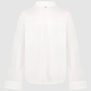 dionne blouse pretty white  - cot - Afbeelding 2