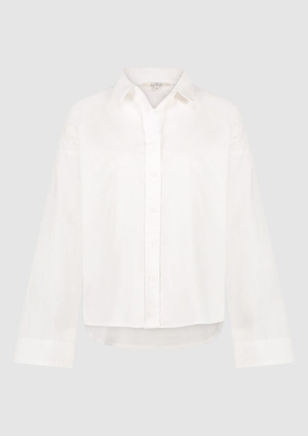 dionne blouse pretty white  - cot