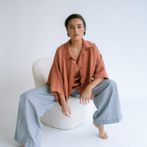 mette blouse rust - held
