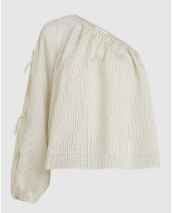 hazel blouse summer sand stripe - crcl