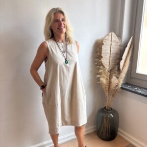 tory dress beige - TN