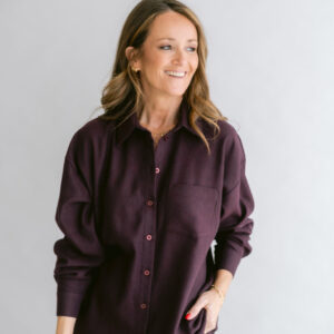 marie blouse plum - held