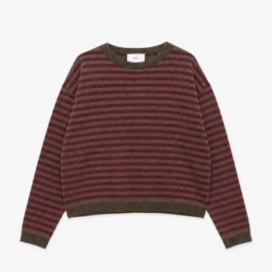 KIM STRIPE BORDEAU - KAKI